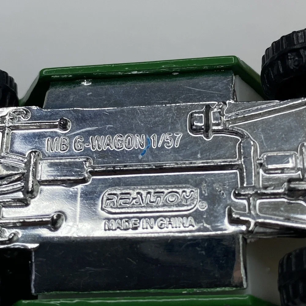 Mercedes MB G-Wagon Realtoy 1/57 Die Cast Car Green‎ Safari SUV Jungle Cruiser